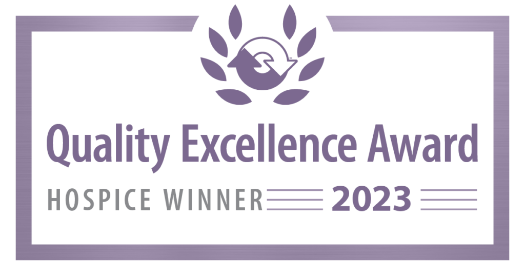 Quality Excellence Award Hospice Winner 2023