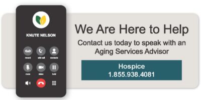 Knute Nelson Hospice phone graphic
